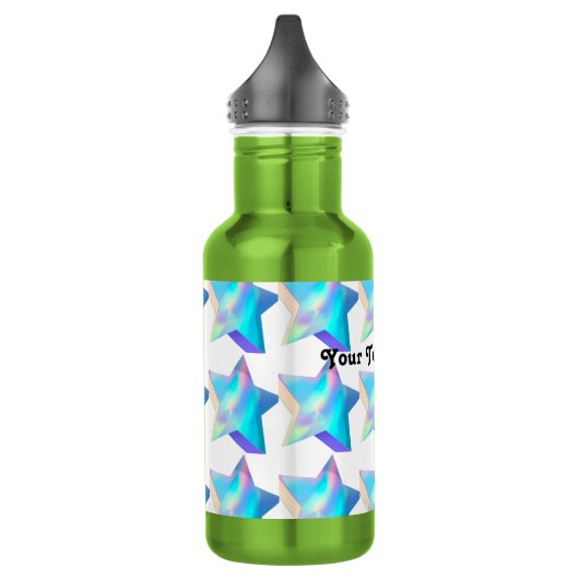 Kleur Apple Tekst Ster Afbeelding Drinkware Waterf Waterfles (Links)