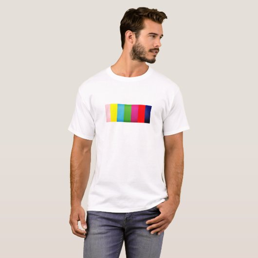 Kleur Band Spectrum T-shirt ontwerp - Levendige st (Voorkant volledig)