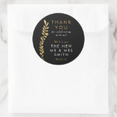 Kleur Bewerkbare Gouden Blad Sticker, Favor Sticke Ronde Sticker (Tas)