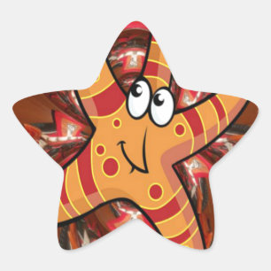 Kleur bij uitvoering ster sticker