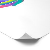 Kleur Blend Brain 2 Poster (Hoek)