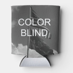 Kleur Blind grijswaardenvlaggen Blikjeskoeler