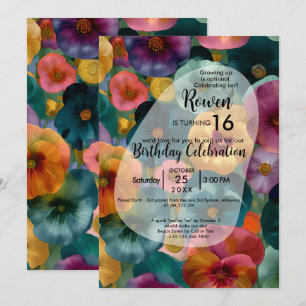 Kleur Bloei Kleurrijk Bloemendesign Kaart