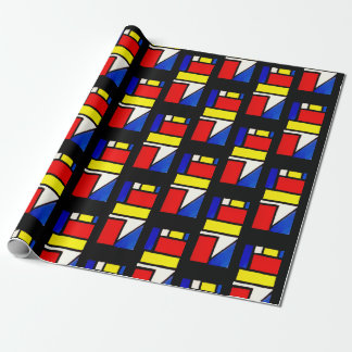 Kleur blok cadeaupapier