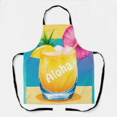 Kleur Blok Cocktail aanpasbaar Schort (Voorkant)