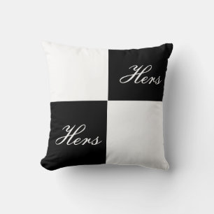 Kleur Blok Kussen Van Haar