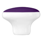 Kleur blok minimalistische aangepaste naam keramische knop (Zijkant)