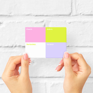 Kleur Blok Post-Its Klein Post-it® Notes