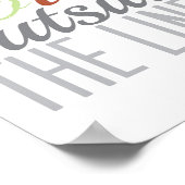 Kleur buiten de lijnen 8x10 poster (Hoek)