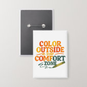 Kleur buiten je comfortzone button (Voorkant / Achterkant)
