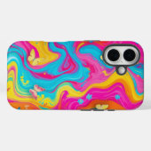 Kleur Burst Butterfly Marble Telefoonhoes Case-Mate iPhone Case (Achterkant (horizontaal))