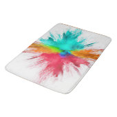 Kleur Burst CenterPiece Art Badmat (Gekanteld)