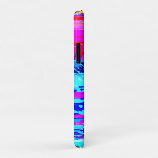 Kleur Bursting Pattern Case-Mate iPhone Case (Achterkant/rechts)