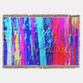 Kleur Bursting Pattern Deken (Voorkant)