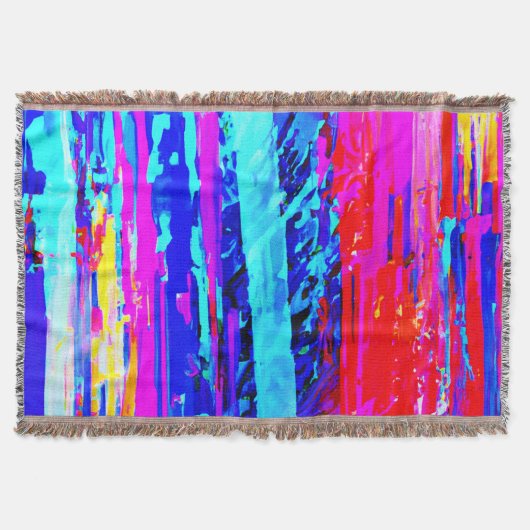 Kleur Bursting Pattern Deken (Voorkant)
