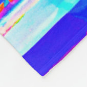 Kleur Bursting Pattern Fleece Deken (Hoek)