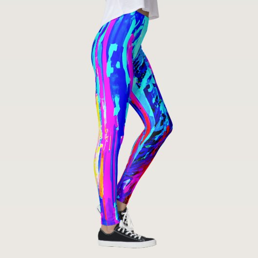 Kleur Bursting Pattern Leggings (Rechts)