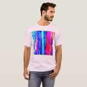 Kleur Bursting Pattern T-shirt (Voorkant volledig)
