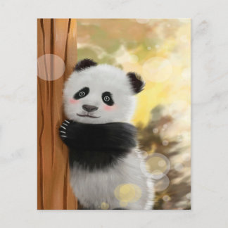 Kleur Cartoon Panda | Grappig Cadeau Flyer