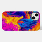 Kleur Dans Abstracte Swirl iPhone / iPad Case (Achterkant (horizontaal))