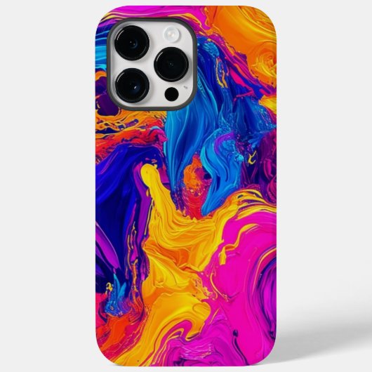 Kleur Dans Abstracte Swirl iPhone / iPad Case (Achterkant)