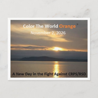Kleur De Wereld Oranje™ 2026 Ansichtkaarten Briefkaart
