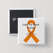 Kleur de World Oranje™ Button (Voorkant /achterkant)