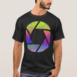 Kleur diafragma t-shirt