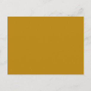 Kleur donkergoudkleurig briefkaart