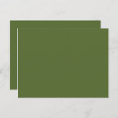 kleur donkergroen briefkaart (Voorkant / Achterkant)