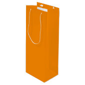 kleur donkeroranje wijn cadeautas (Voorkant Gekanteld)