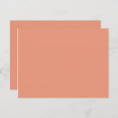 kleur donkerzalm briefkaart (Voorkant / Achterkant)