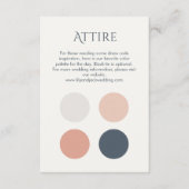 Kleur Dot Bruiloft Kleding Dress Code Behuizing Ka Informatiekaartje (Voorkant)