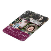 Kleur en collage van de sneeuwdebekleding van Merr Magneet (Linkerzijde)