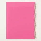 kleur Frans roze Planner (Achterkant)