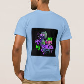 ! kleur full-Skull T-shirt (Achterkant)