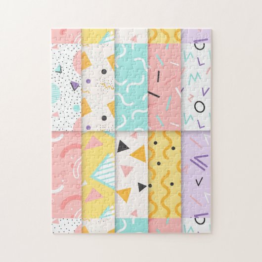 Kleur Fun Memphis Legpuzzel (Verticaal)