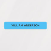 Kleur gecodeerde Kinder waterdichte naam Labels (Design 1)