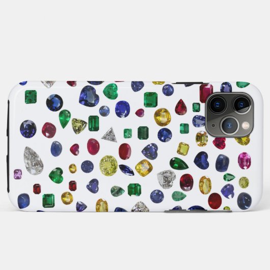 Kleur Gemstone iPhone: Gemstone-afbeeldingen Case-Mate iPhone Case (Achterkant (horizontaal))