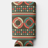  kleur geometrisch vormpatroon (Achterkant)