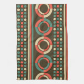 kleur geometrisch vormpatroon theedoek (Verticaal)