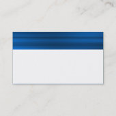 Kleur gestructureerde koptekst - geborsteld blauw visitekaartje (Achterkant)