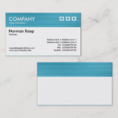 Kleur getextureerde kop - geborsteld lichtblauw visitekaartje (Voorkant / Achterkant)