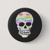 Kleur Glitch Skull
