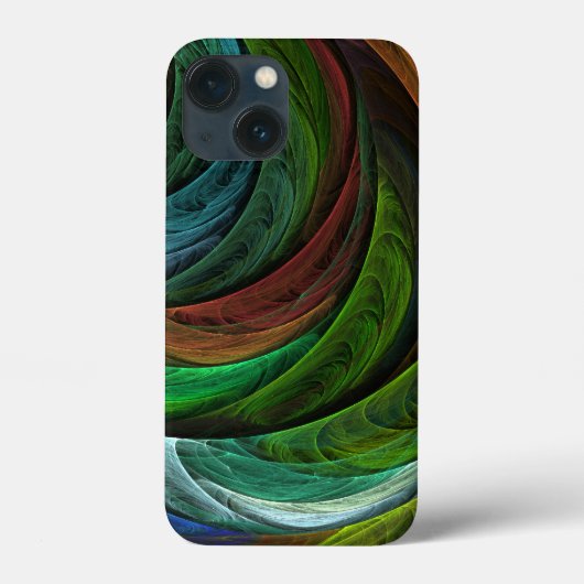 Kleur Glorie Modern Abstract Kunstpatroon Elegant Case-Mate iPhone Case (Achterkant)