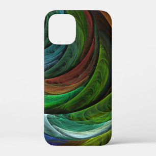 Kleur Glorie Modern Abstract Kunstpatroon Elegant iPhone 12 Mini Hoesje