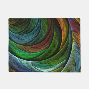 Kleur Glorie Modern Abstract Kunstpatroon Elegant Deurmat