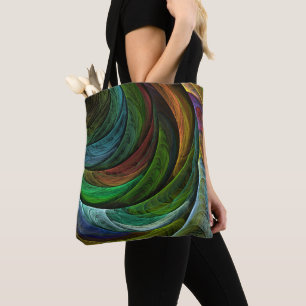 Kleur Glorie Modern Abstract Kunstpatroon Elegant Draagtas