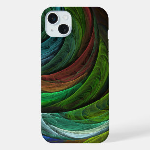 Kleur Glorie Modern Abstract Kunstpatroon Elegant iPhone 15 Plus Case