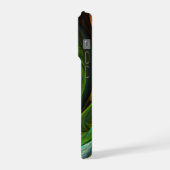 Kleur Glorie Modern Abstract Kunstpatroon Elegant iPhone Hoesje (Linkerkant)